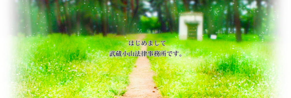 法的トラブルを抱える方の心に明かりを灯す法律事務所をめざして。